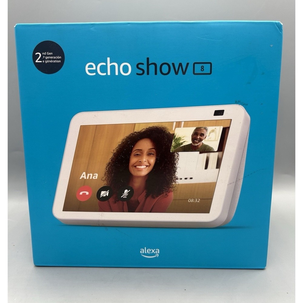 Amazon Echo Show 8  Smart Display (2nd Gen) - White - Sealed